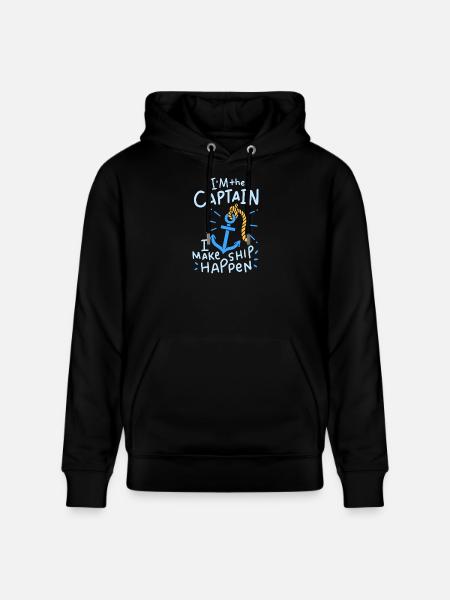 Boat Boating Boating - Stanley/Stella CRUISER Unisex Organic Hoodie - black