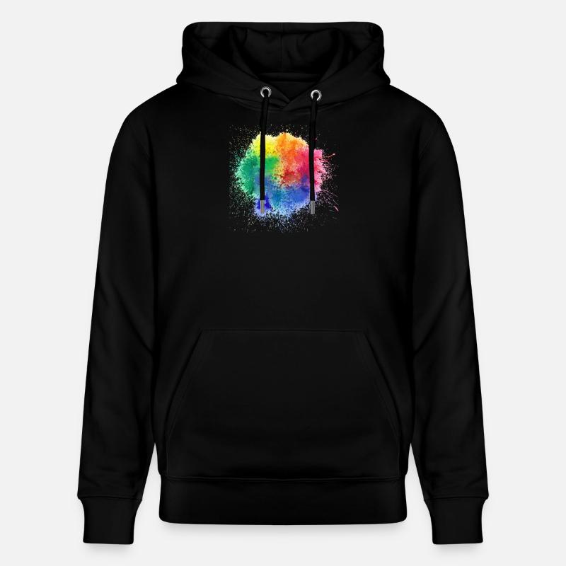 Pop de couleur Design - Sweat à capuche bio CRUISER Stanley/Stella Unisexe - noir