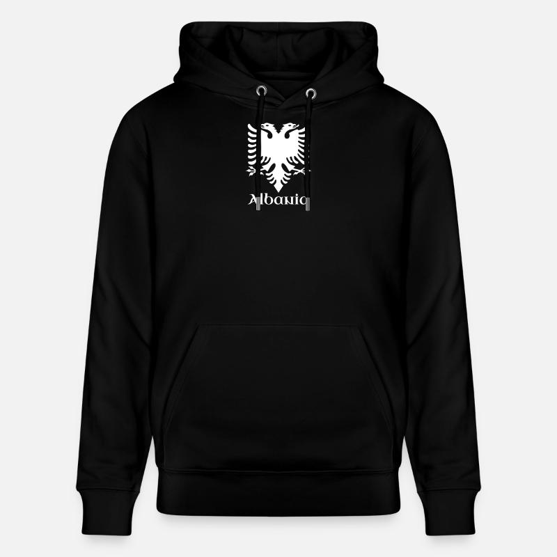 Drapeau albanais « albanais » - Sweat à capuche bio CRUISER Stanley/Stella Unisexe - noir