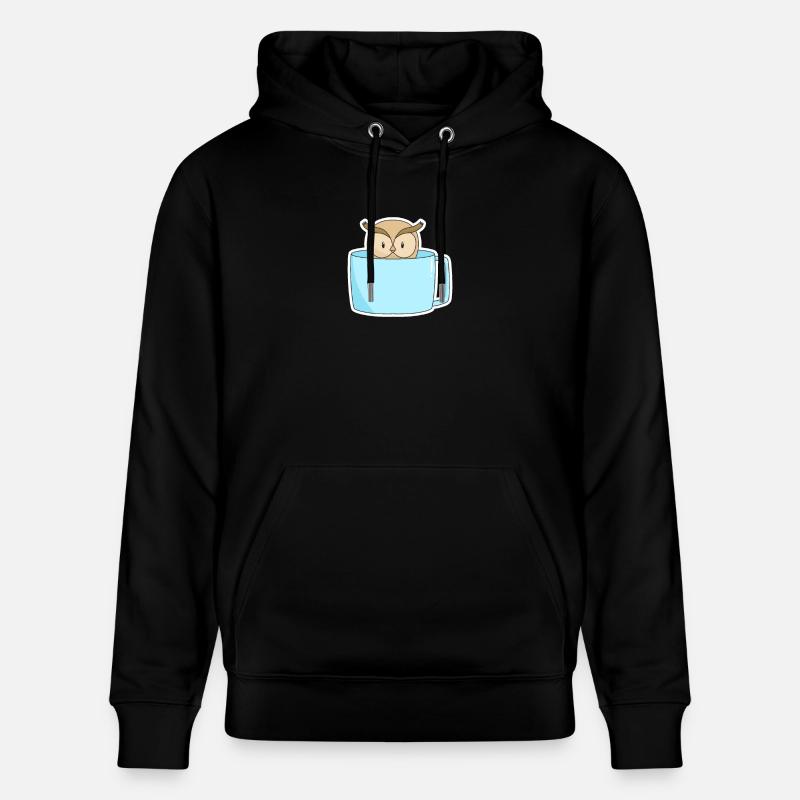 Vogel Kaffee - Stanley/Stella Unisex Bio-Hoodie CRUISER  - Schwarz