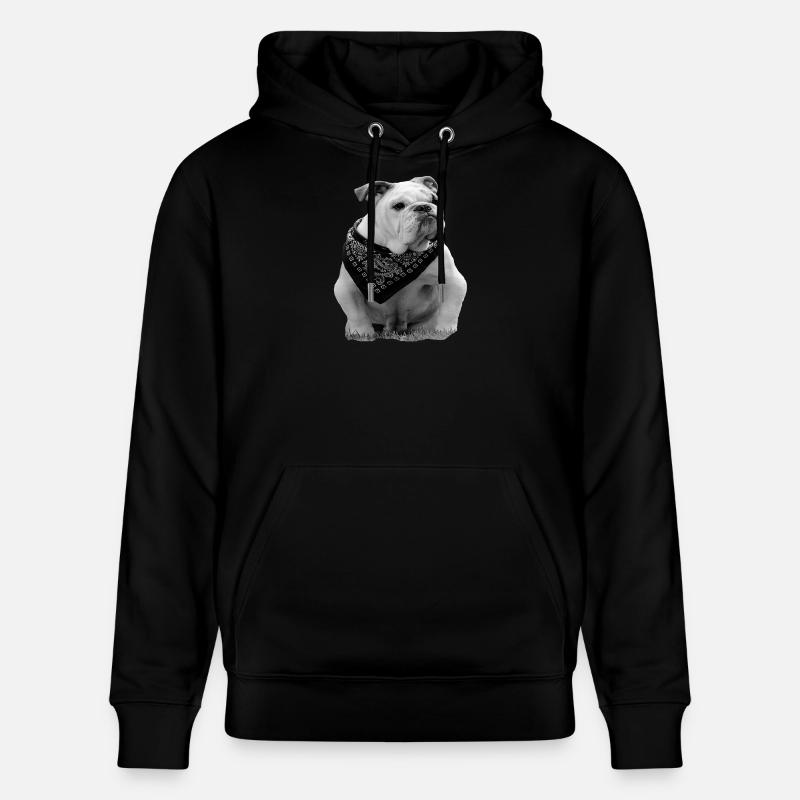 Bouledogue bouledogues bouledogue grand danois - Sweat à capuche bio CRUISER Stanley/Stella Unisexe - noir