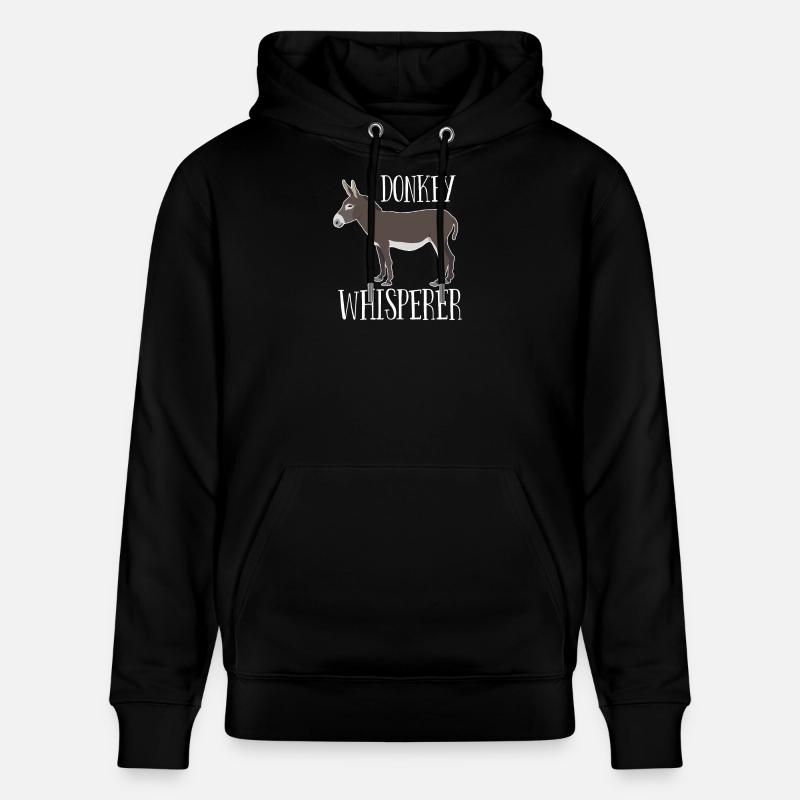 Esel - Eselflüsterer - Stanley/Stella Unisex Bio-Hoodie CRUISER - Schwarz
