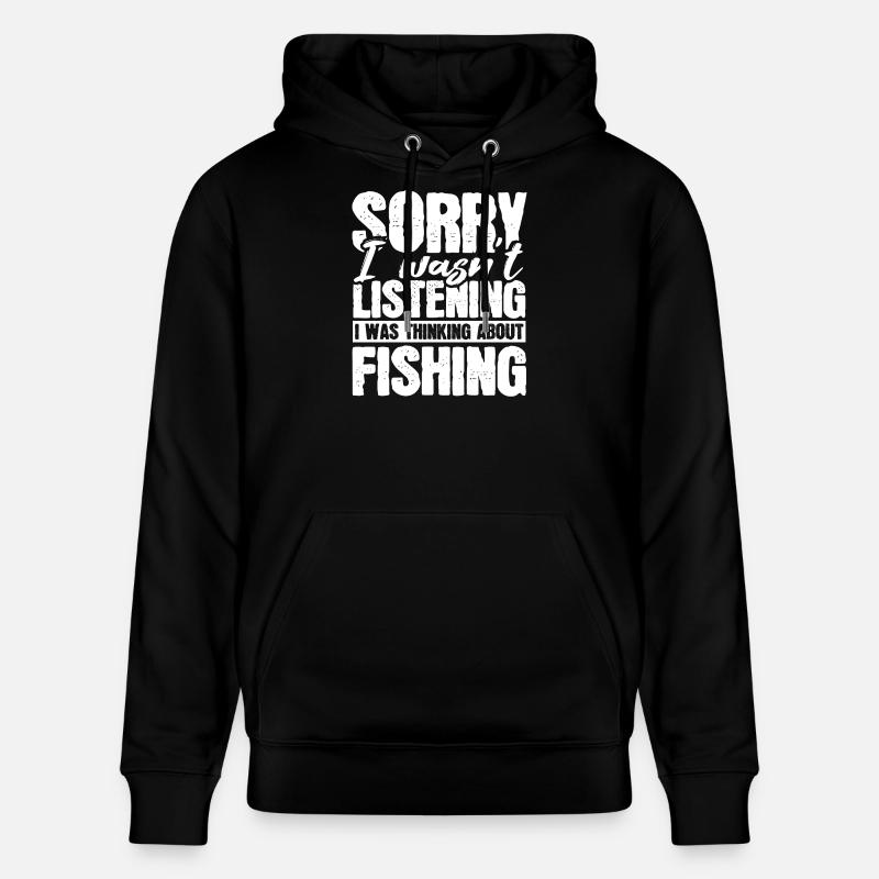 Pêche Pêcher Pêcheur - Sweat à capuche bio CRUISER Stanley/Stella Unisexe - noir