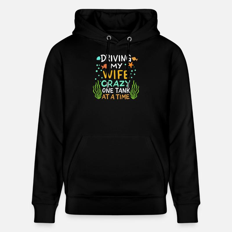 Élevage de poissons d'aquarium - Sweat à capuche bio CRUISER Stanley/Stella Unisexe - noir
