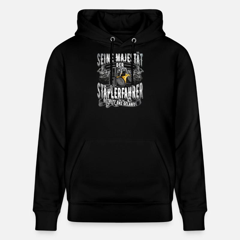 Staplerfahrer - Stanley/Stella Unisex Bio-Hoodie CRUISER  - Schwarz
