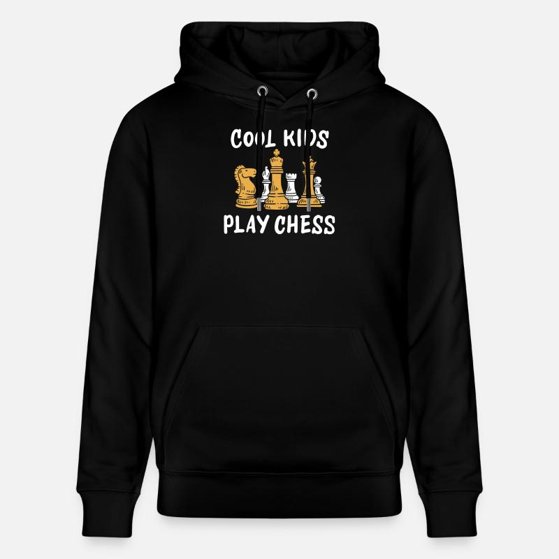 Pièces d'échecs - Sweat à capuche bio CRUISER Stanley/Stella Unisexe - noir