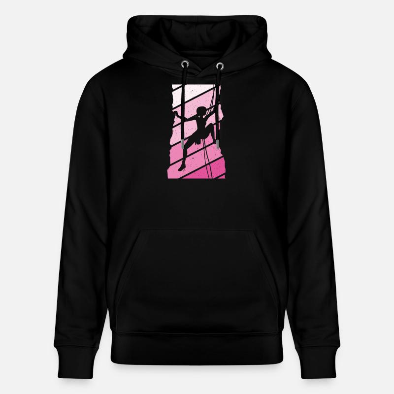 Escalade Grimpeur - Sweat à capuche bio CRUISER Stanley/Stella Unisexe - noir