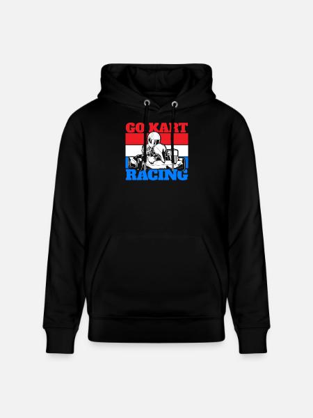 Go Kart Go Cart Racing - Stanley/Stella CRUISER økologisk unisex-hoodie - sort