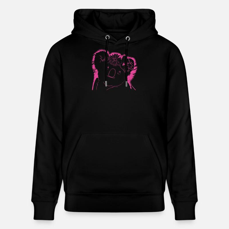 Koala Koala Ours - Sweat à capuche bio CRUISER Stanley/Stella Unisexe - noir