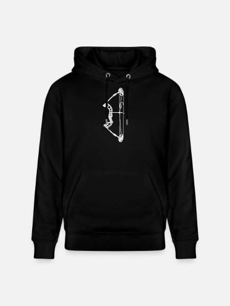 Archery Archery Archery Archer - Stanley/Stella CRUISER Unisex Organic Hoodie - black
