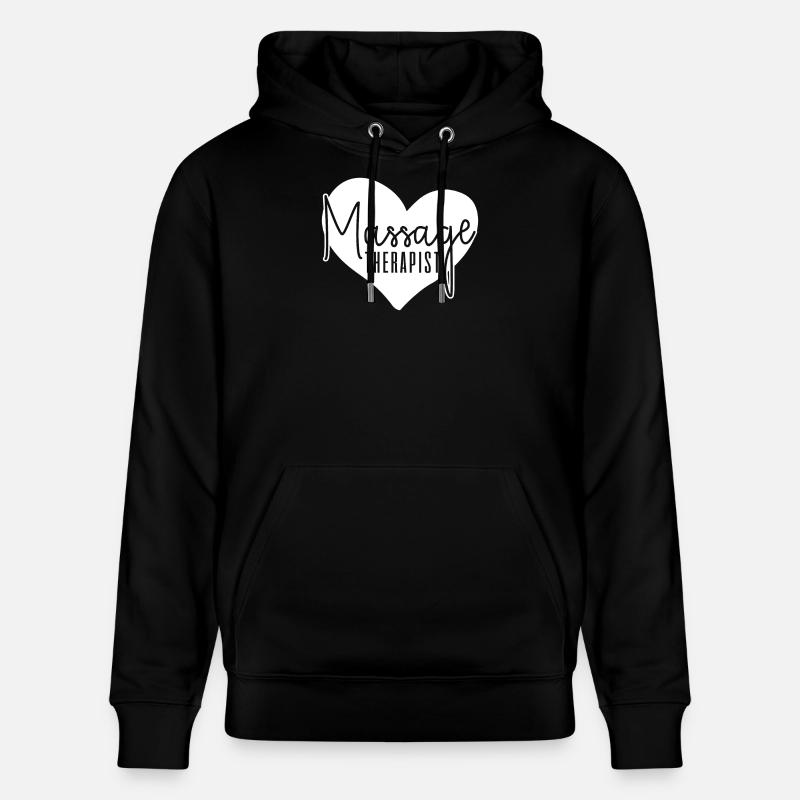 Massagetherapeut Massagetherapie - Stanley/Stella Unisex Bio-Hoodie CRUISER  - Schwarz