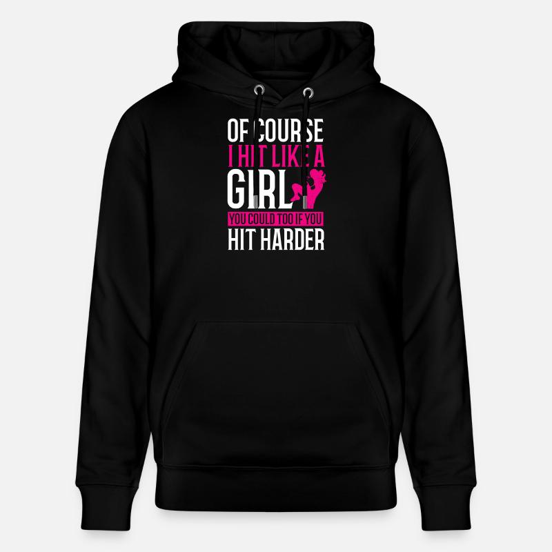 Kickboxen Boxen Thai-Boxen - Stanley/Stella Unisex Bio-Hoodie CRUISER  - Schwarz