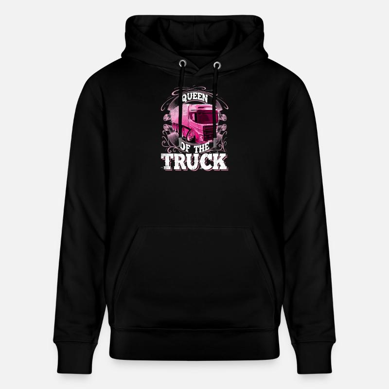 camionneuse - Sweat à capuche bio CRUISER Stanley/Stella Unisexe - noir