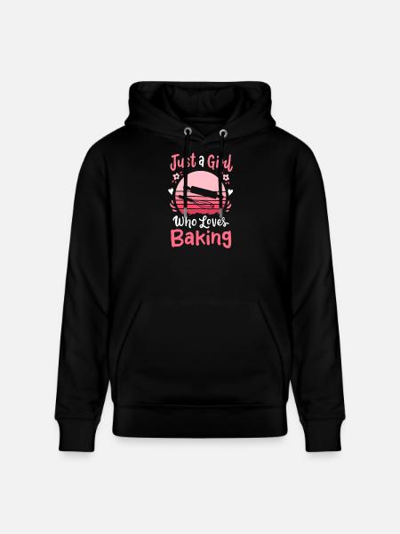 Backen Bäcker Retro - Stanley/Stella Unisex Bio-Hoodie CRUISER - Schwarz