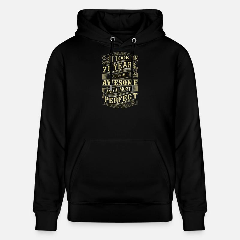 70e anniversaire - Sweat à capuche bio CRUISER Stanley/Stella Unisexe - noir