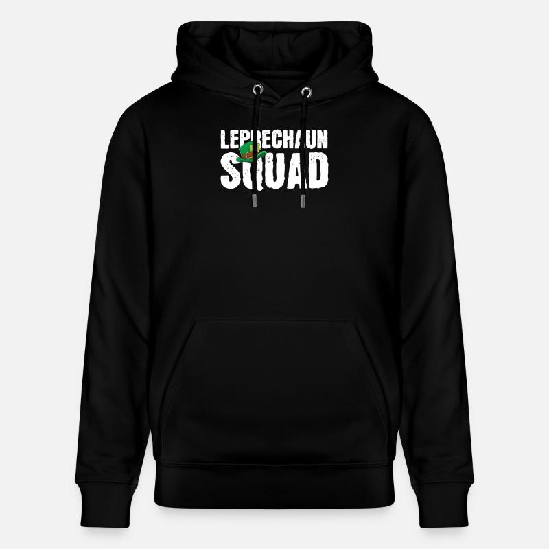 St. Patrick's Day Kobold Irisch - Stanley/Stella Unisex Bio-Hoodie CRUISER - Schwarz