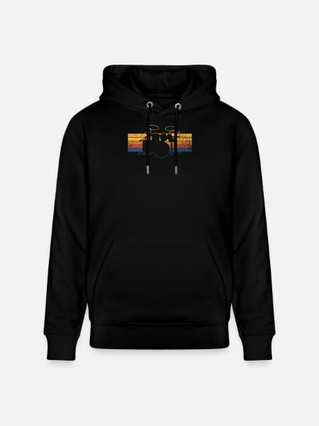 Schlagzeug Schlagzeuger - Stanley/Stella Unisex Bio-Hoodie CRUISER - Schwarz