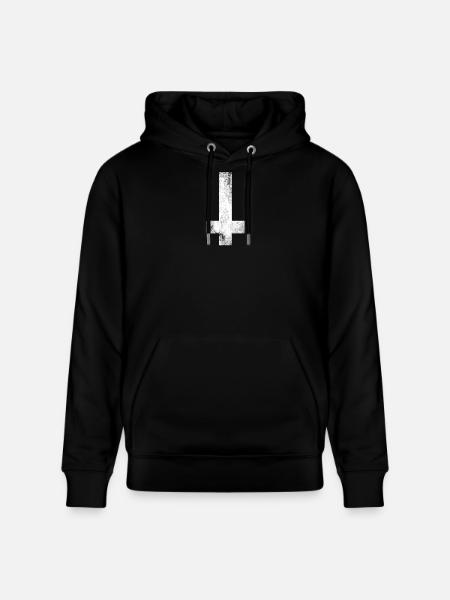Satan Cross - Stanley/Stella CRUISER Unisex Organic Hoodie - black