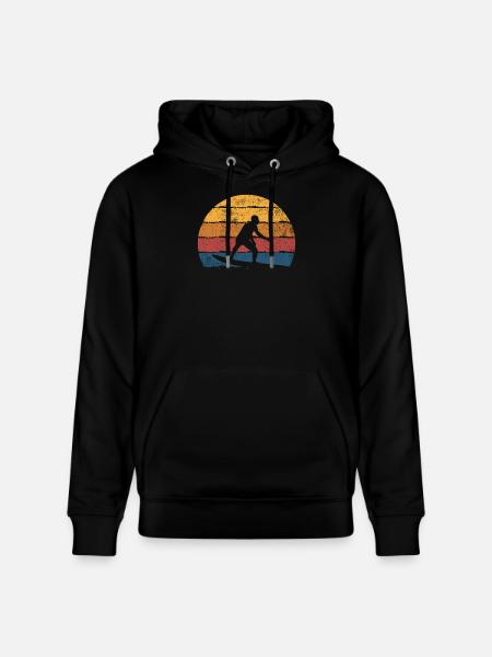 Surfer Surfen Surfboard - Stanley/Stella Unisex Bio-Hoodie CRUISER - Schwarz