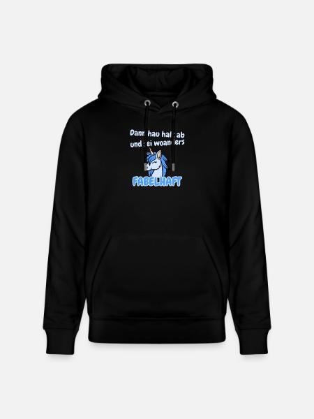 Fabelhafter Abschied - Stanley/Stella Unisex Bio-Hoodie CRUISER - Schwarz