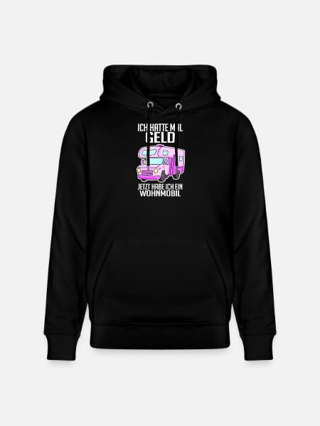 Wohnmobil Wohnwagen Campen Camping - Stanley/Stella Unisex Bio-Hoodie CRUISER - Schwarz