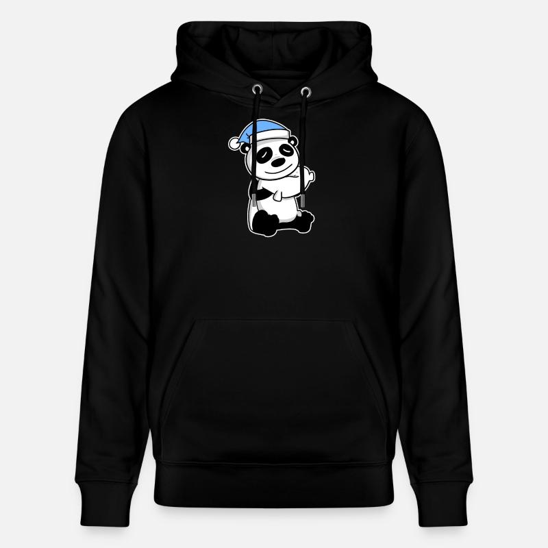 Panda Bébé - Sweat à capuche bio CRUISER Stanley/Stella Unisexe - noir