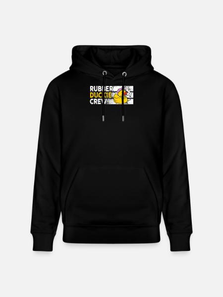 Rubber Duck Rubber Duckie Crew - Stanley/Stella CRUISER Unisex Organic Hoodie - black