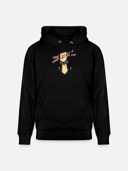 Drummer Schlagzeuger Drummer Sticks - Stanley/Stella CRUISER Unisex Organic Hoodie - black