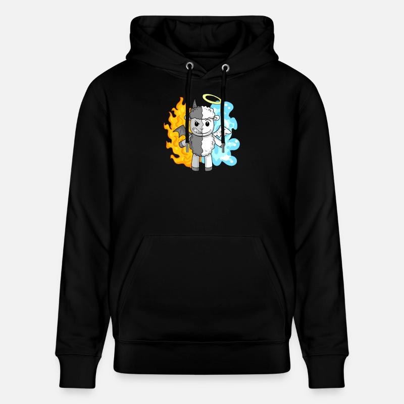 Moutons - Anges et Diables - Sweat à capuche bio CRUISER Stanley/Stella Unisexe - noir
