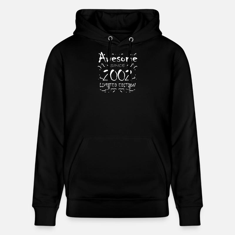 2002 - Stanley/Stella Unisex Bio-Hoodie CRUISER - Schwarz