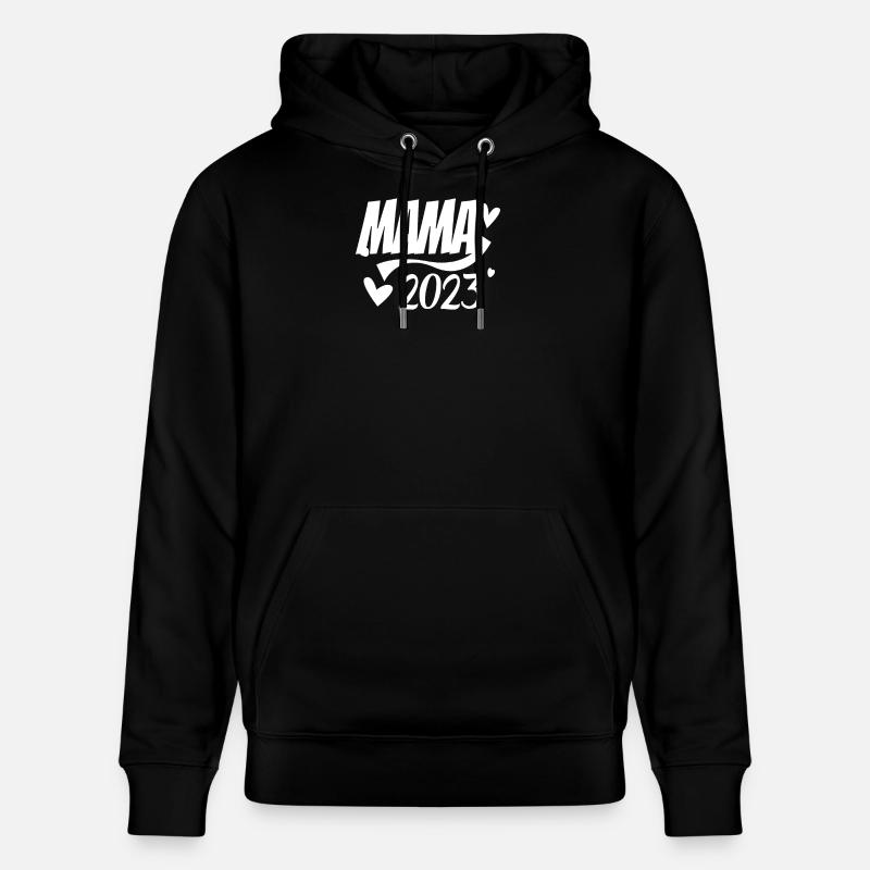 Maman 2023 - Sweat à capuche bio CRUISER Stanley/Stella Unisexe - noir