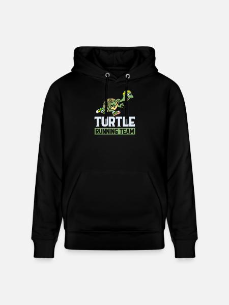Turtle running team neu - Stanley/Stella Unisex Bio-Hoodie CRUISER - Schwarz