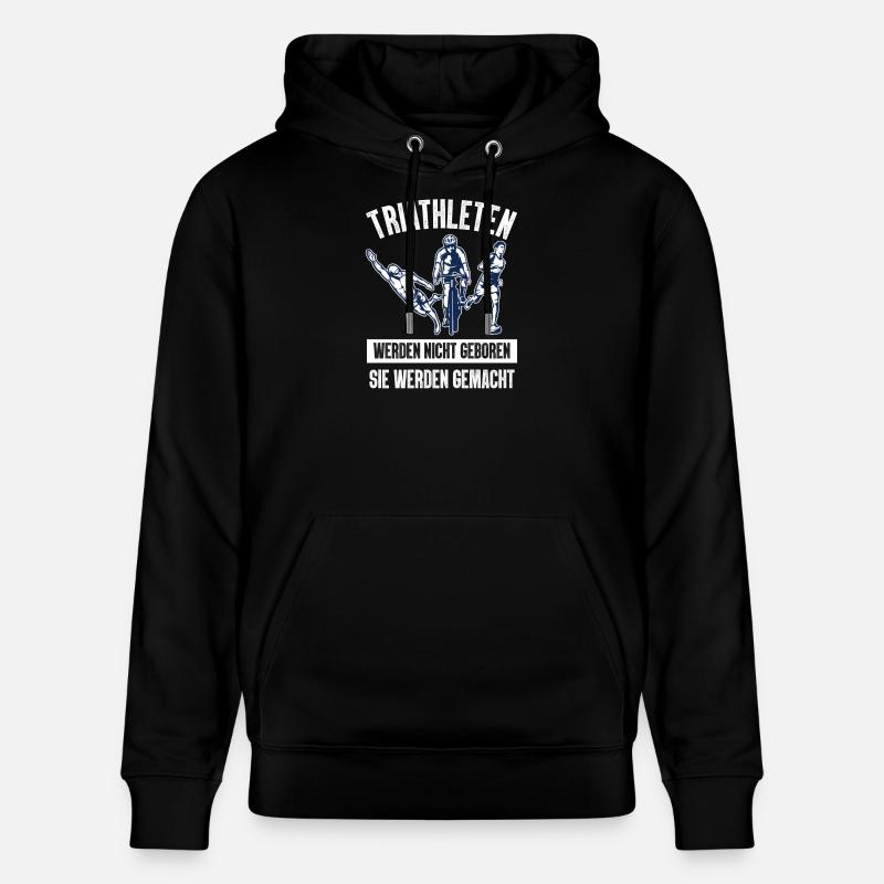Triathleten Werden Nicht Triathlon - Stanley/Stella Unisex Bio-Hoodie CRUISER - Schwarz