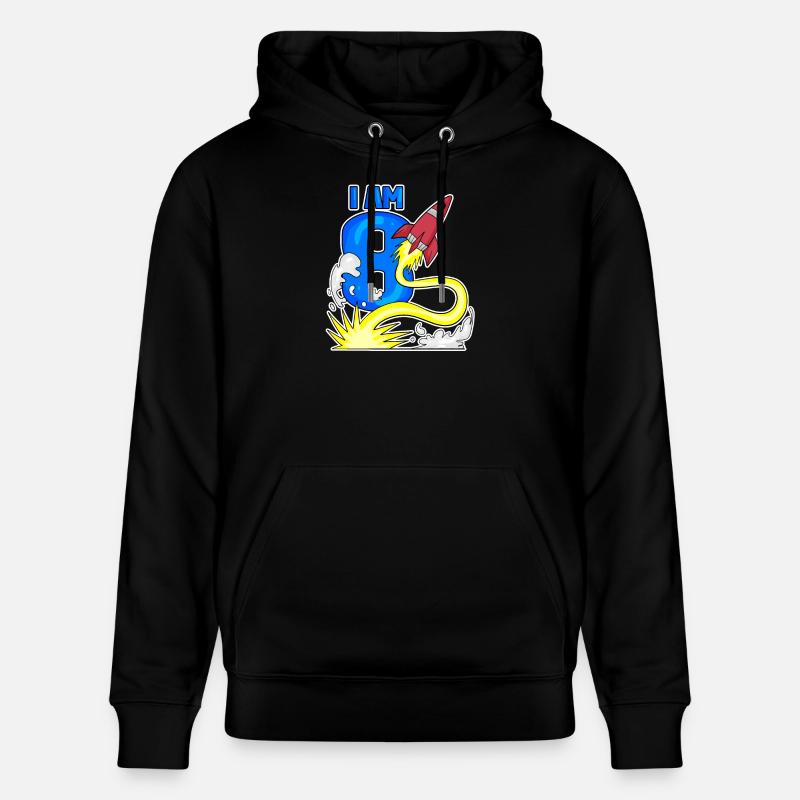 Garçon de 8 ans - Sweat à capuche bio CRUISER Stanley/Stella Unisexe - noir