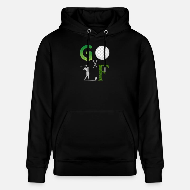 Golf - Golf Lovers - Stanley/Stella Unisex Bio-Hoodie CRUISER  - Schwarz