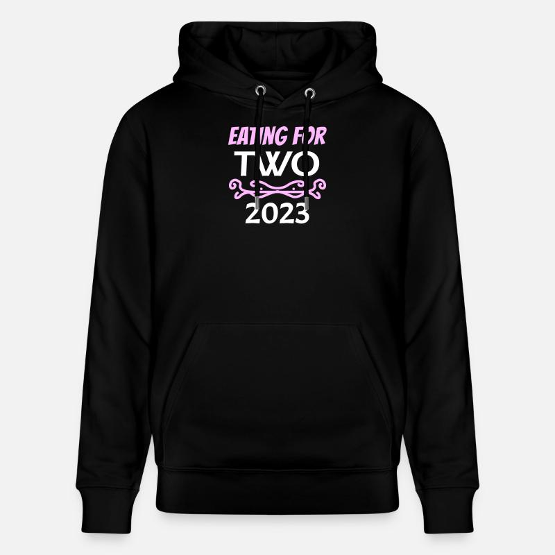 Grossesse Gémeaux 2023 - Sweat à capuche bio CRUISER Stanley/Stella Unisexe - noir