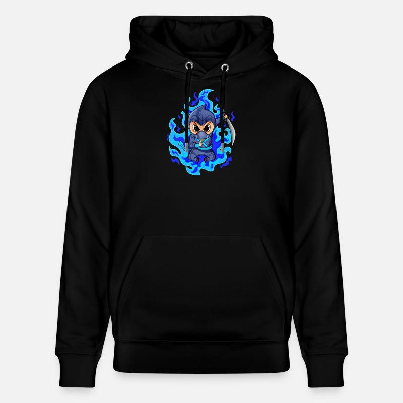 Ninja - Stanley/Stella Unisex Bio-Hoodie CRUISER  - Schwarz