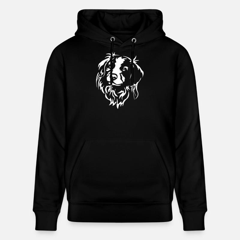 Kooikerhondje Head « Black Edition » - Sweat à capuche bio CRUISER Stanley/Stella Unisexe - noir