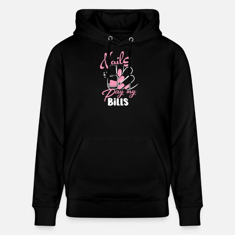 Nails Pay My Bills Manucure - Sweat à capuche bio CRUISER Stanley/Stella Unisexe - noir
