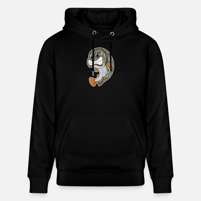 Pêche au brochet pêcheur - Sweat à capuche bio CRUISER Stanley/Stella Unisexe - noir