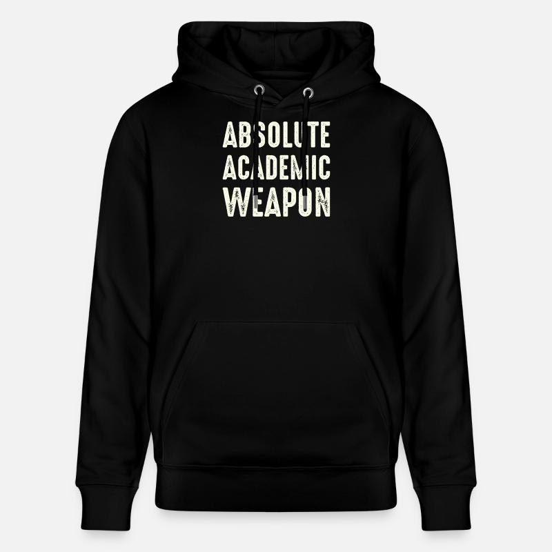 Arme académique absolue des étudiants - Sweat à capuche bio CRUISER Stanley/Stella Unisexe - noir