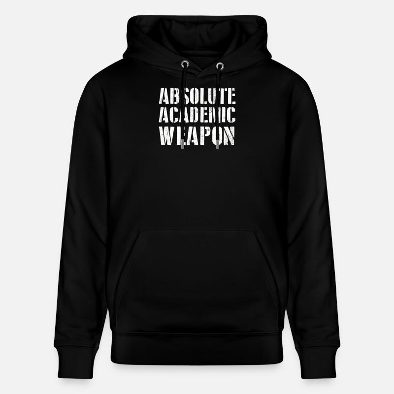 Studenten Absolute Academic Weapon - Stanley/Stella Unisex Bio-Hoodie CRUISER  - Schwarz
