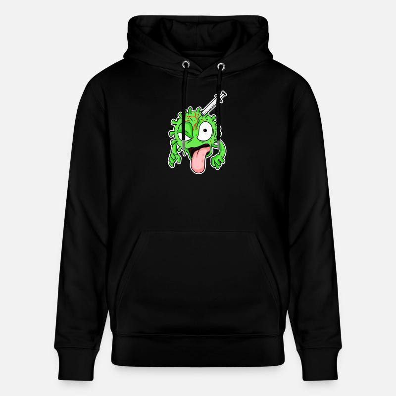 Virus Impfung - Stanley/Stella Unisex Bio-Hoodie CRUISER - Schwarz