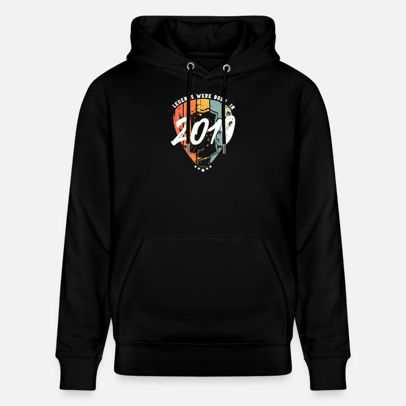 2019 Anniversaire Guitariste Guitare - Sweat à capuche bio CRUISER Stanley/Stella Unisexe - noir