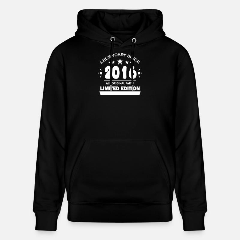 2016 - Stanley/Stella Unisex Bio-Hoodie CRUISER  - Schwarz