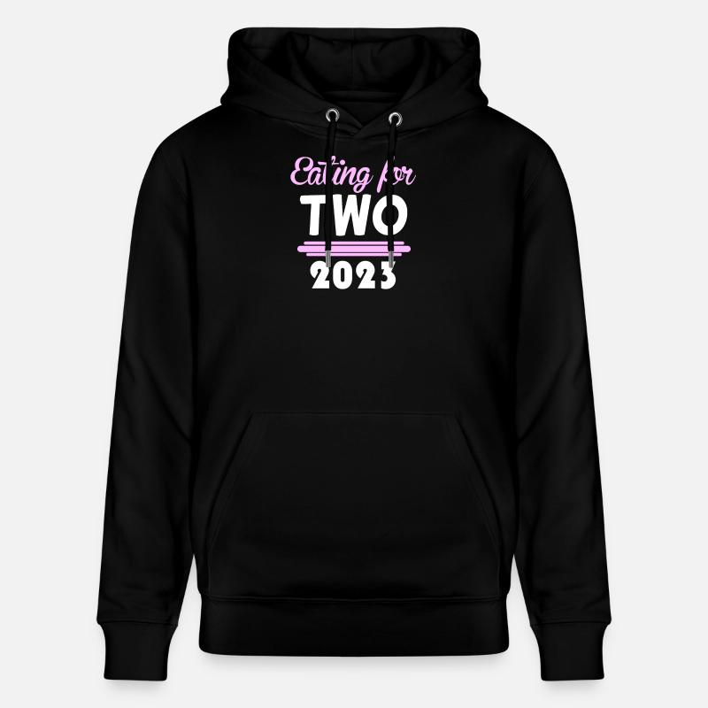 Grossesse Gémeaux 2023 - Sweat à capuche bio CRUISER Stanley/Stella Unisexe - noir