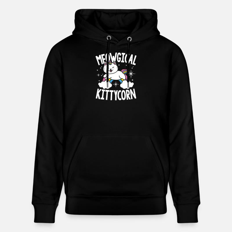 Meowgical kittycorn - Stanley/Stella Unisex Bio-Hoodie CRUISER - Schwarz