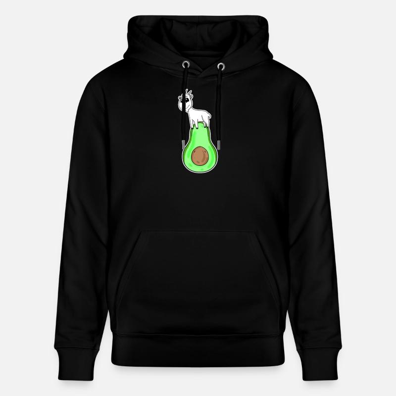 Chèvre sur avocat - Sweat à capuche bio CRUISER Stanley/Stella Unisexe - noir