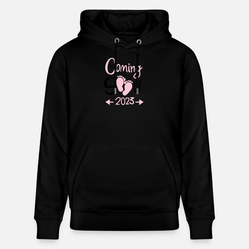 Enceinte 2023 - Sweat à capuche bio CRUISER Stanley/Stella Unisexe - noir