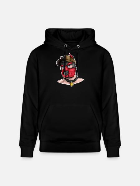 PuppyRed - Stanley/Stella CRUISER Unisex Organic Hoodie - black